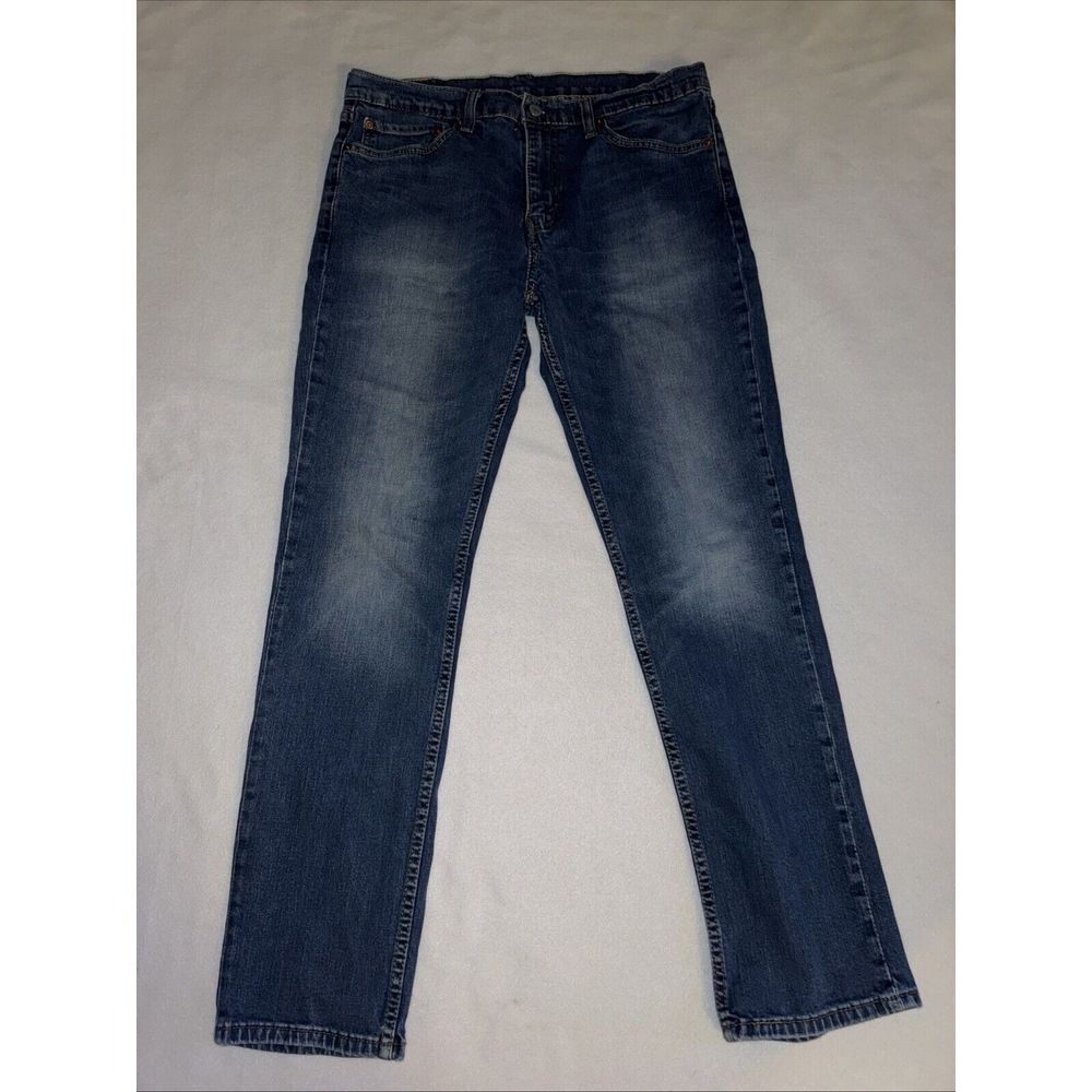 Levi's Men's Slim Straight Jeans - Dark Blue Wash